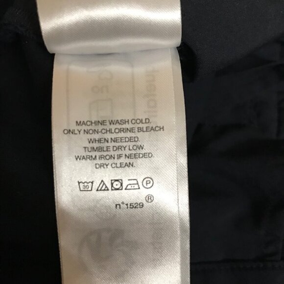 Lauren Ralph Lauren Women's Double-Faced Stretch Cotton Pant Navy Size 22W - Picture 9 of 12